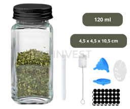 Spice set black 24pcs