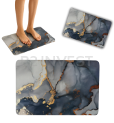 Mata łazienkowa 50x80 ciemno szara