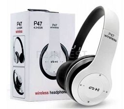 Headphone bluetooth P47 white