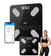 Waga łazienkowa B2017 czarna