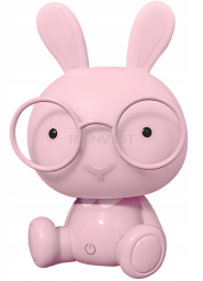 LED desktop light rabbit pink