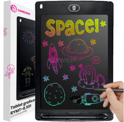 Tablet graficzny 8,5" multicolor czarny