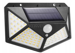 Solar sensor wall light 100 LED