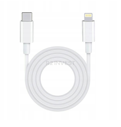 Cable lightning- typ C white 1m 20W