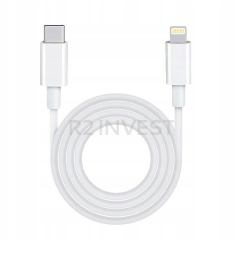 Cable lightning- typ C white 1m 20W