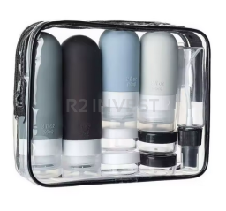 Zestaw 17szt butelek podróżnych