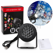 Projektor śniegu LED
