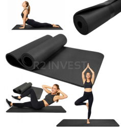 Exercise mat black