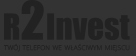 R2Invest logo dark
